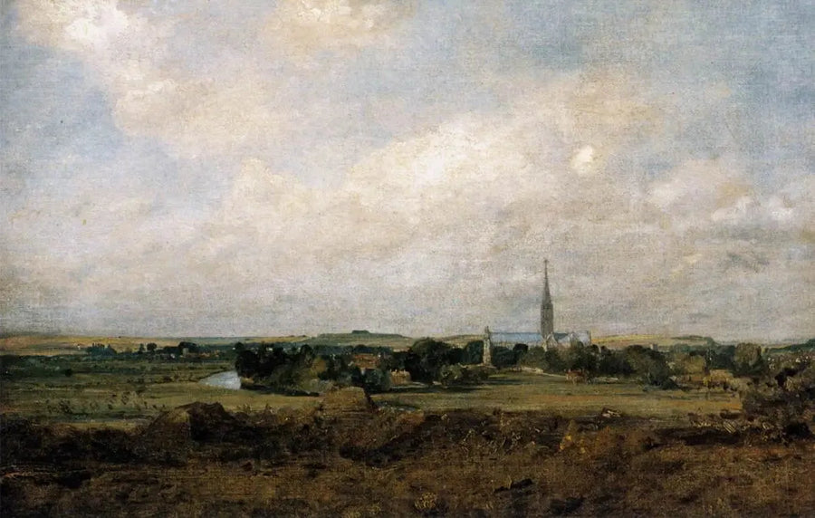 Utsikt over Salisbury - John Constable