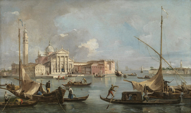 Utsikt over San Giorgio Maggiore - Francesco Guardi