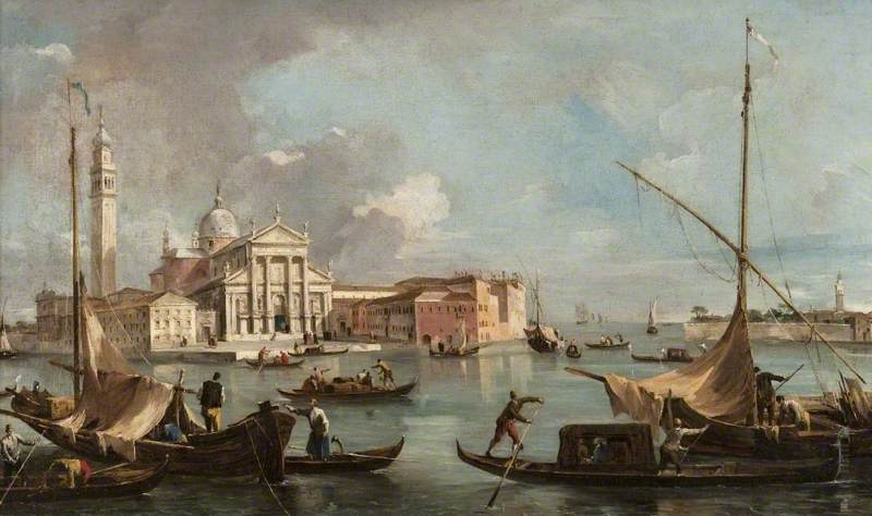 Utsikt over San Giorgio Maggiore, Venezia - Francesco Guardi