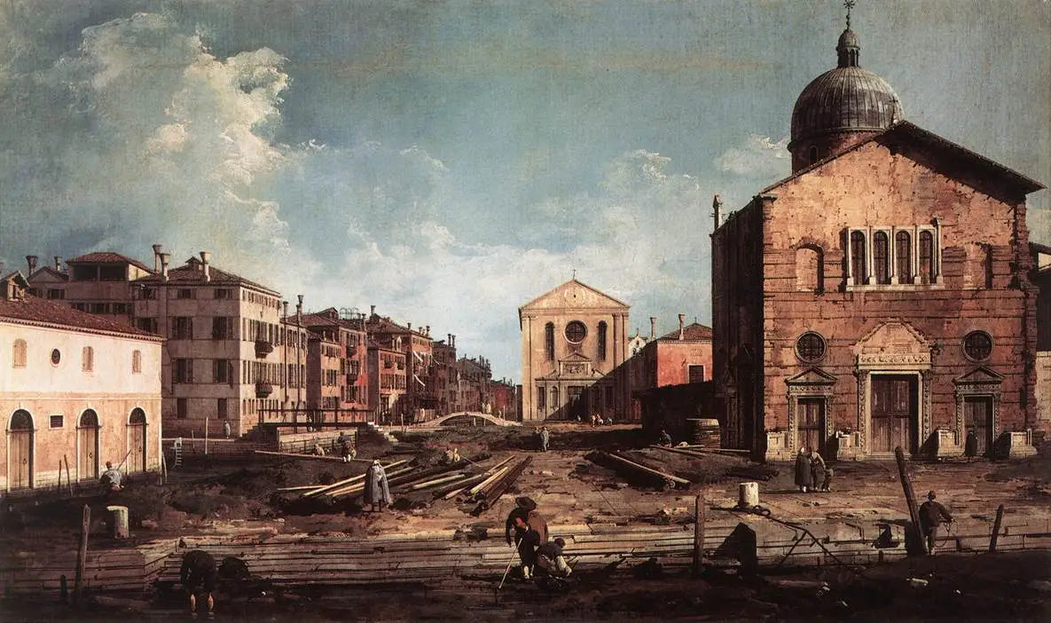 Vue de San Giuseppe di Castello - Canaletto - Alpha Reproduction
