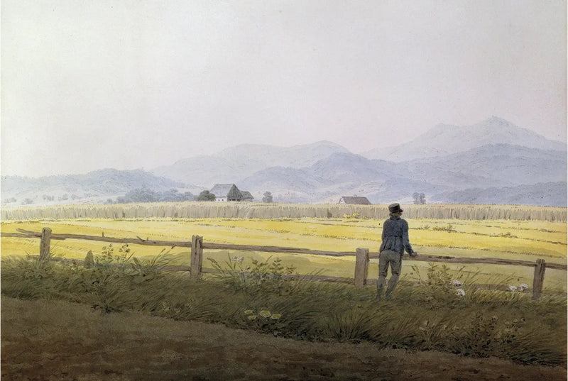 Utsikt over Schmiedebergerkamm - Caspar David Friedrich