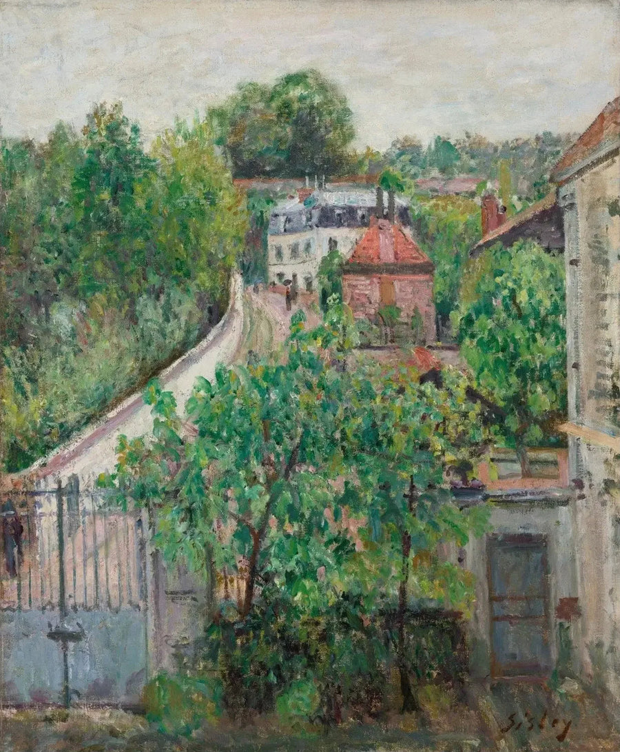 Utsikt over Sèvres - Alfred Sisley