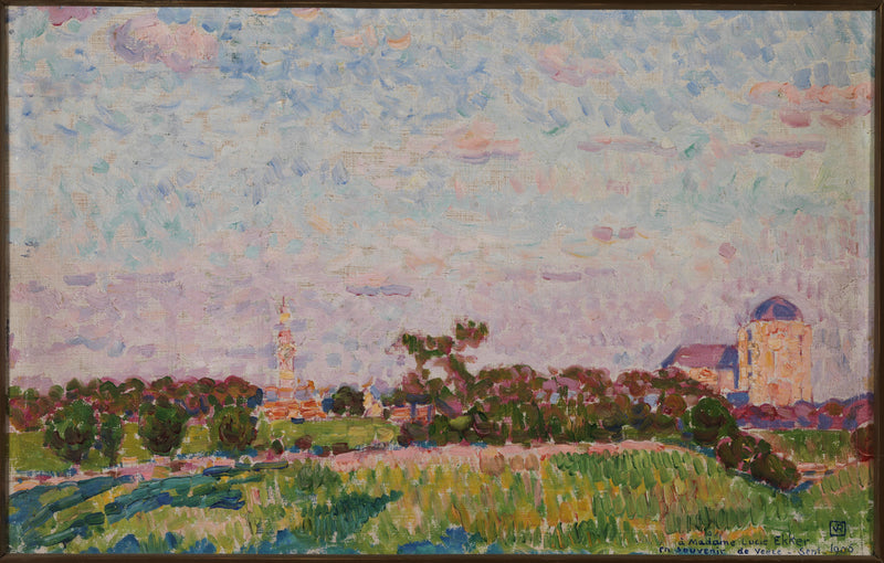 Utsikt over Veere - Théodore van Rysselberghe