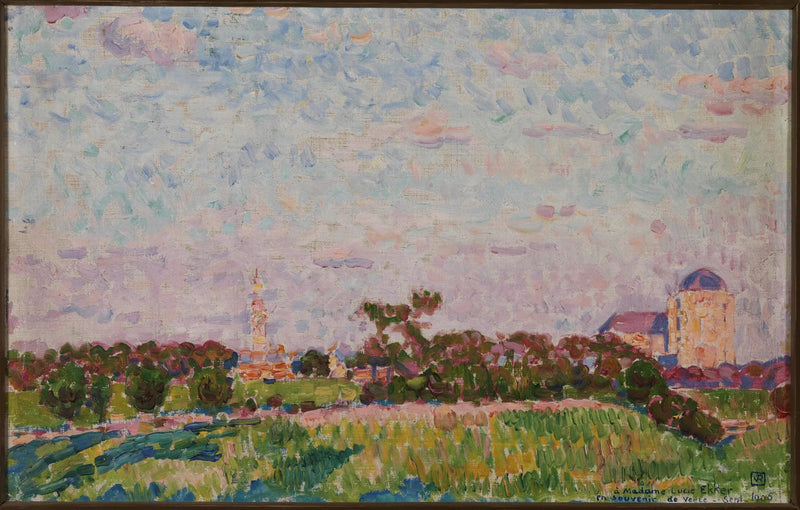 Utsikt over Veere - Théodore van Rysselberghe