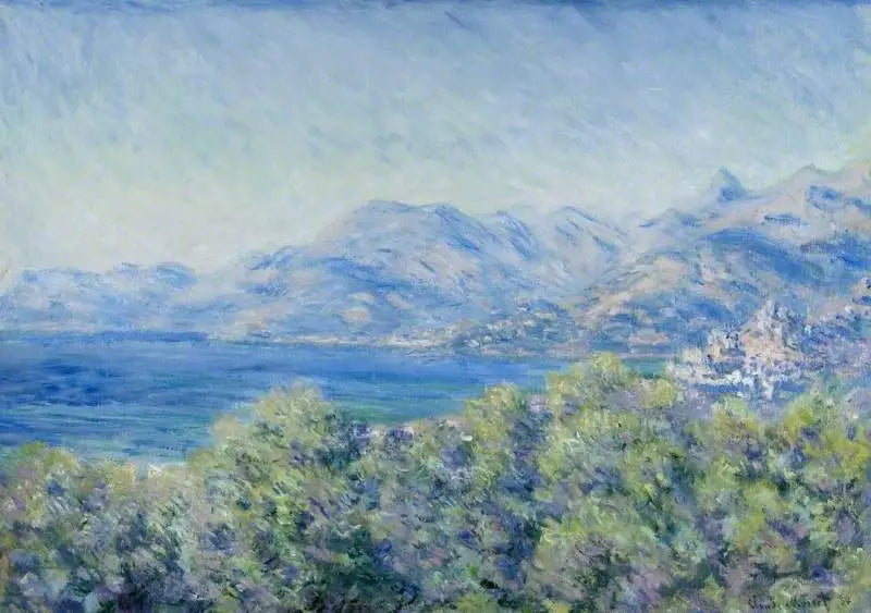 Utsikt over Ventimiglia - Claude Monet