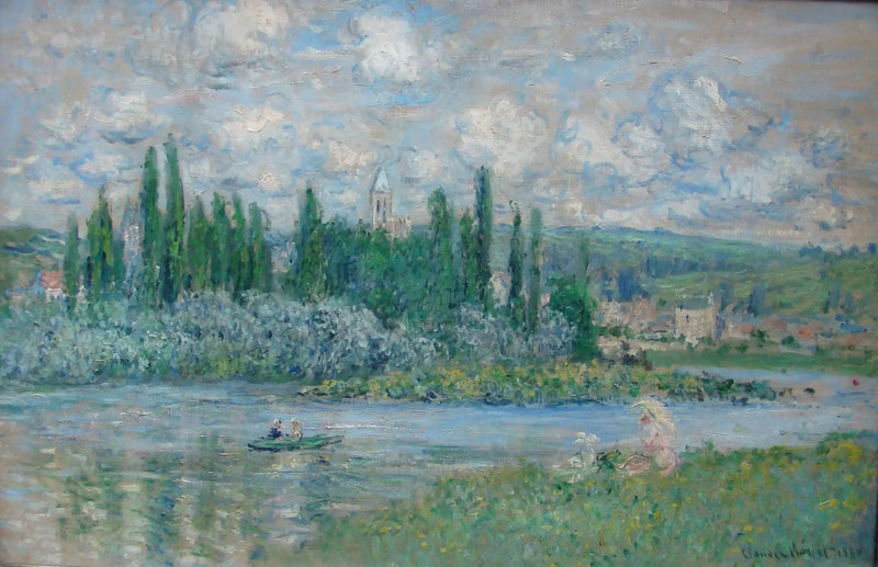 Utsikt over Vétheuil - Claude Monet