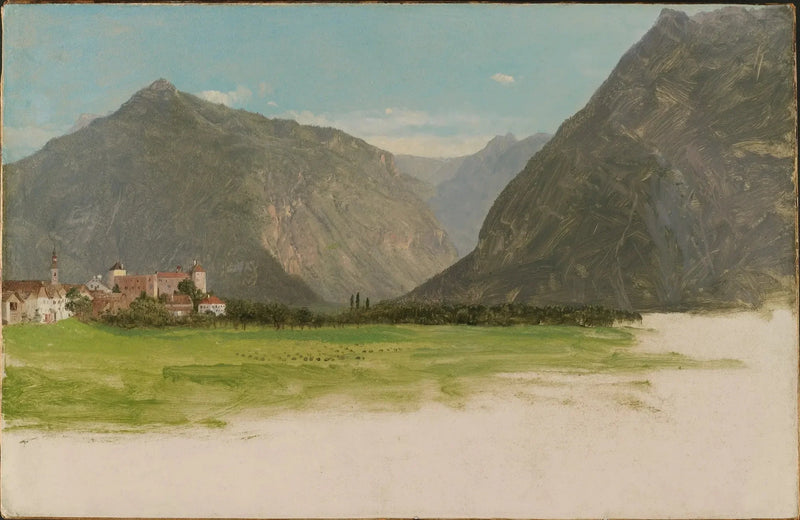 Utsikt over Wimmis, Simmental-dalen, Sveits - Frederic Edwin Church

Source:
Vue de Wimmis, vallée du Simmental, Suisse - Frederic Edwin Church