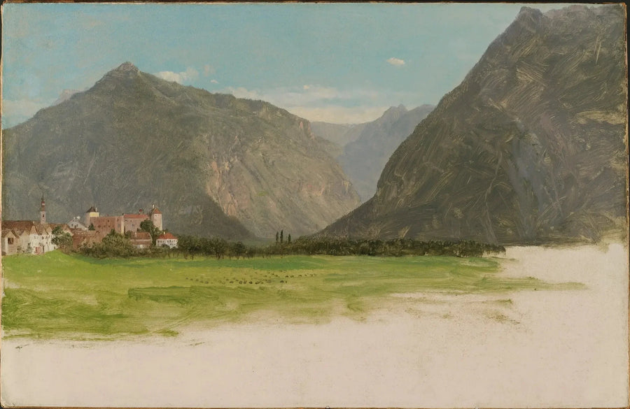 Utsikt over Wimmis, Simmental-dalen, Sveits - Frederic Edwin Church

Source:
Vue de Wimmis, vallée du Simmental, Suisse - Frederic Edwin Church