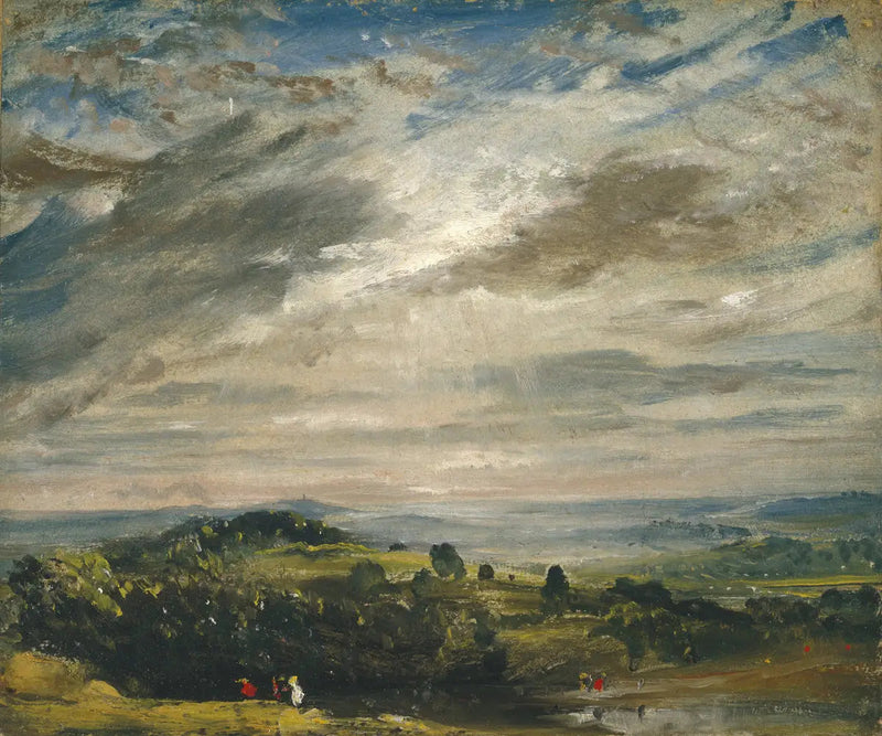 Utsikt fra Hampstead Heath, mot Harrow - John Constable