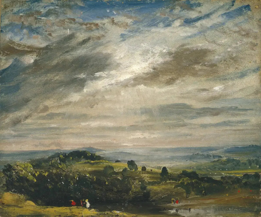 Utsikt fra Hampstead Heath, mot Harrow - John Constable