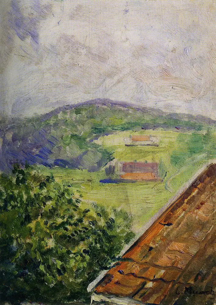 Utsikt fra Hauketo - Edvard Munch
