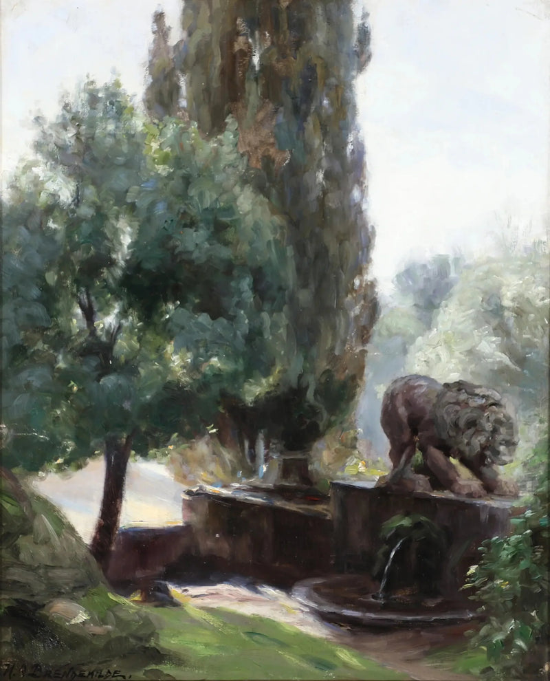 Utsikt fra hagene til Villa Borghese. - H. A. Brendekilde

Source:
Vue depuis les jardins de la Villa Borghese. - H. A. Brendekilde