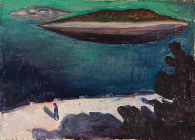 Utsikt fra Nordstrand - Edvard Munch
