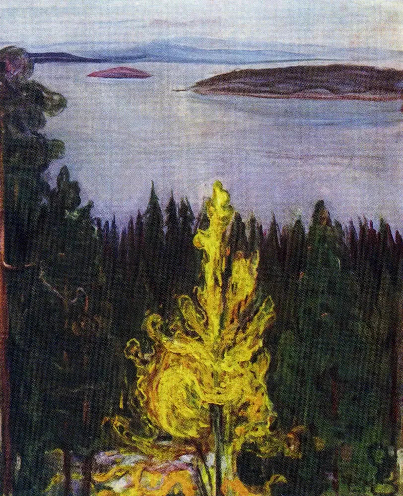 Utsikt fra Nordstrand - Edvard Munch