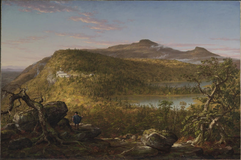 Utsikt over de to innsjøene og Mountain House, Catskill-fjellene, morgen - Thomas Cole

Source:
Vue des deux lacs et de Mountain House, montagnes Catskill, matin - Thomas Cole