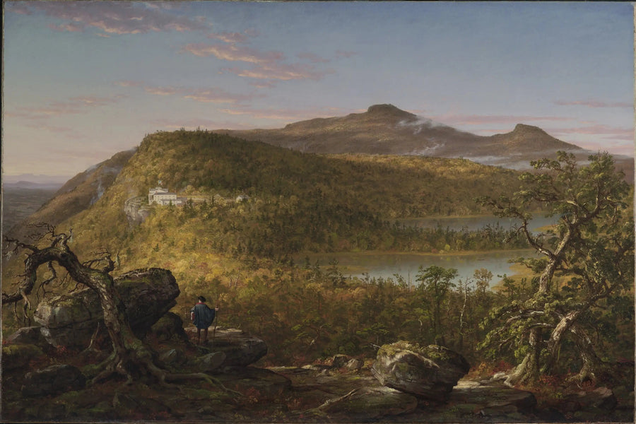 Utsikt over de to innsjøene og Mountain House, Catskill-fjellene, morgen - Thomas Cole

Source:
Vue des deux lacs et de Mountain House, montagnes Catskill, matin - Thomas Cole