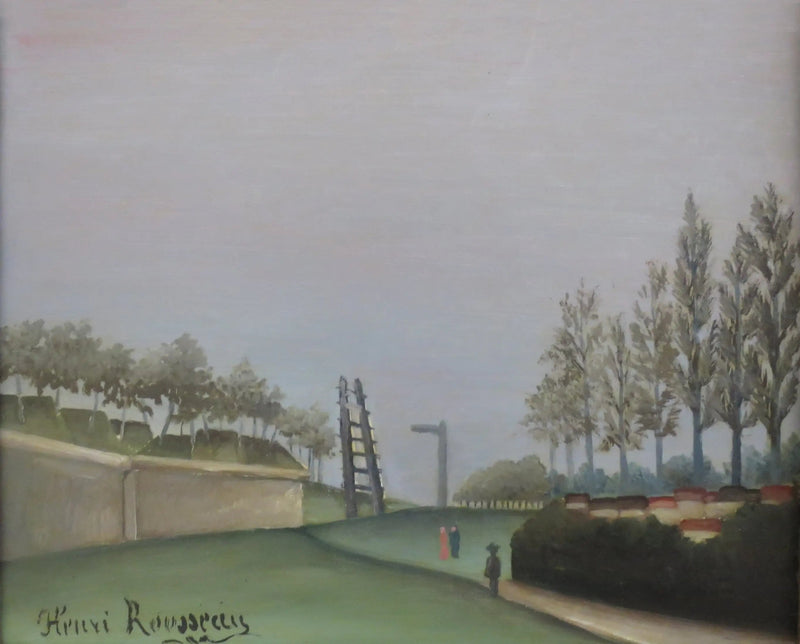 Utsikt over festningene til venstre for Vanves-porten - Henri Rousseau