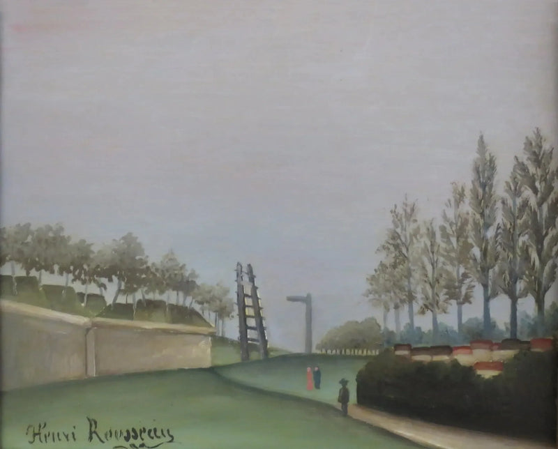 Utsikt over festningene til venstre for Vanves-porten - Henri Rousseau