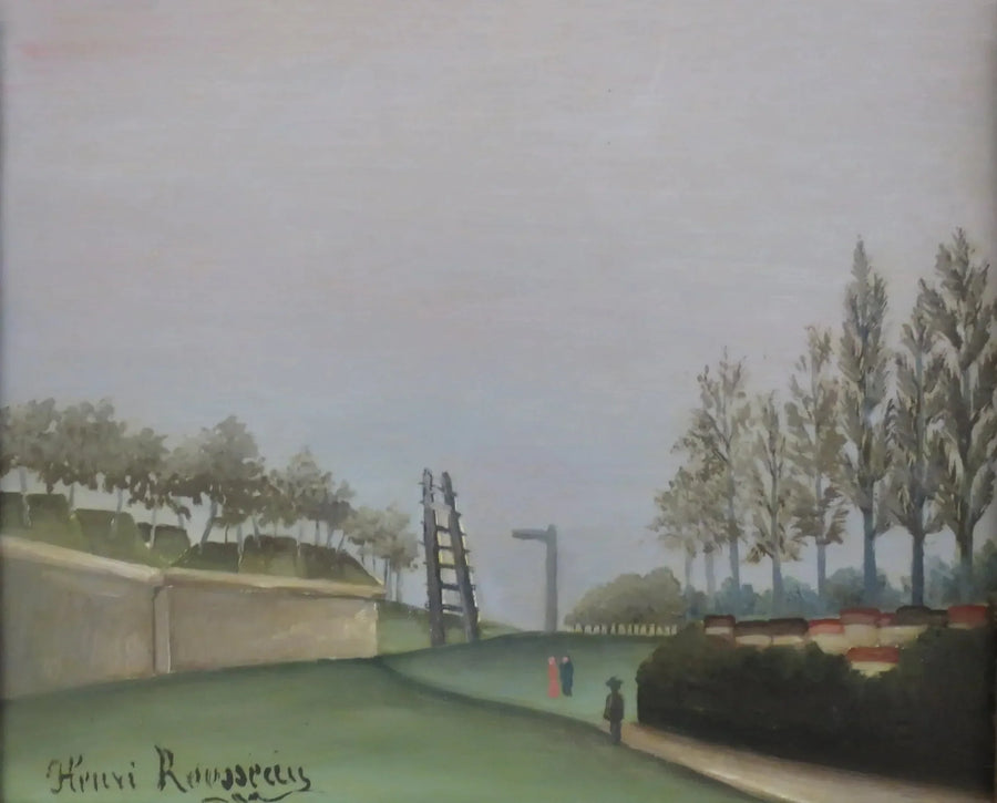Utsikt over festningene til venstre for Vanves-porten - Henri Rousseau
