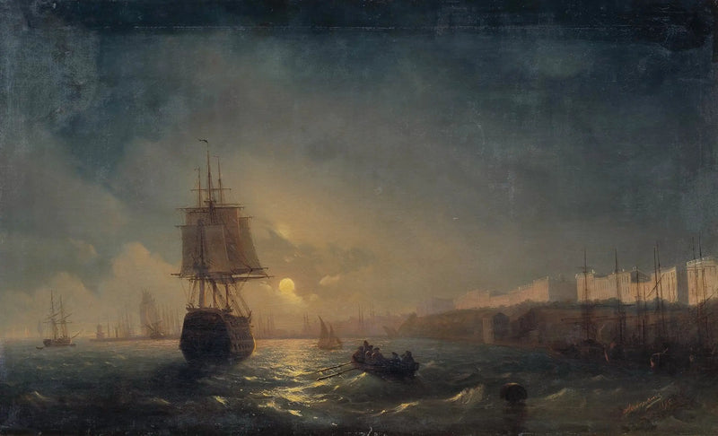 Utsikt over Odessa en fullmånenatt - Ivan Aïvazovski

Source:
Vue d'Odessa par une nuit de pleine lune - Ivan Aïvazovski