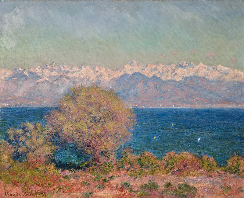 Utsikt over Cap d'Antibes - Claude Monet