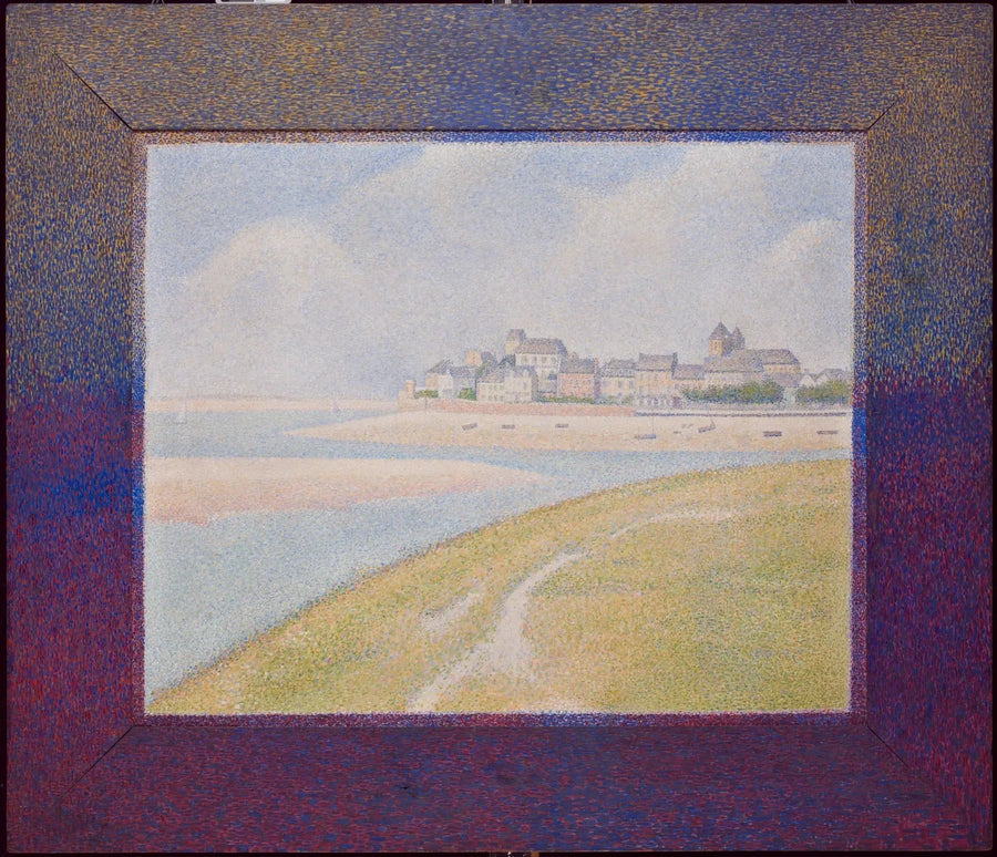 Utsikt over Crotoy fra oven - Georges Seurat