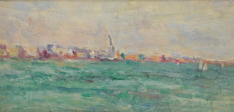 Utsikt over Parame - Maximilien Luce
