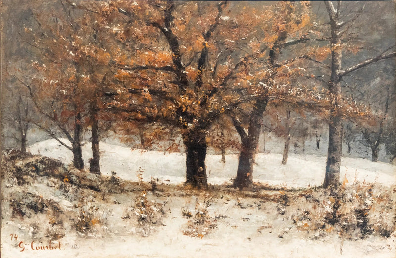 Utsikt over Crêtes-parken over Clarens - Gustave Courbet