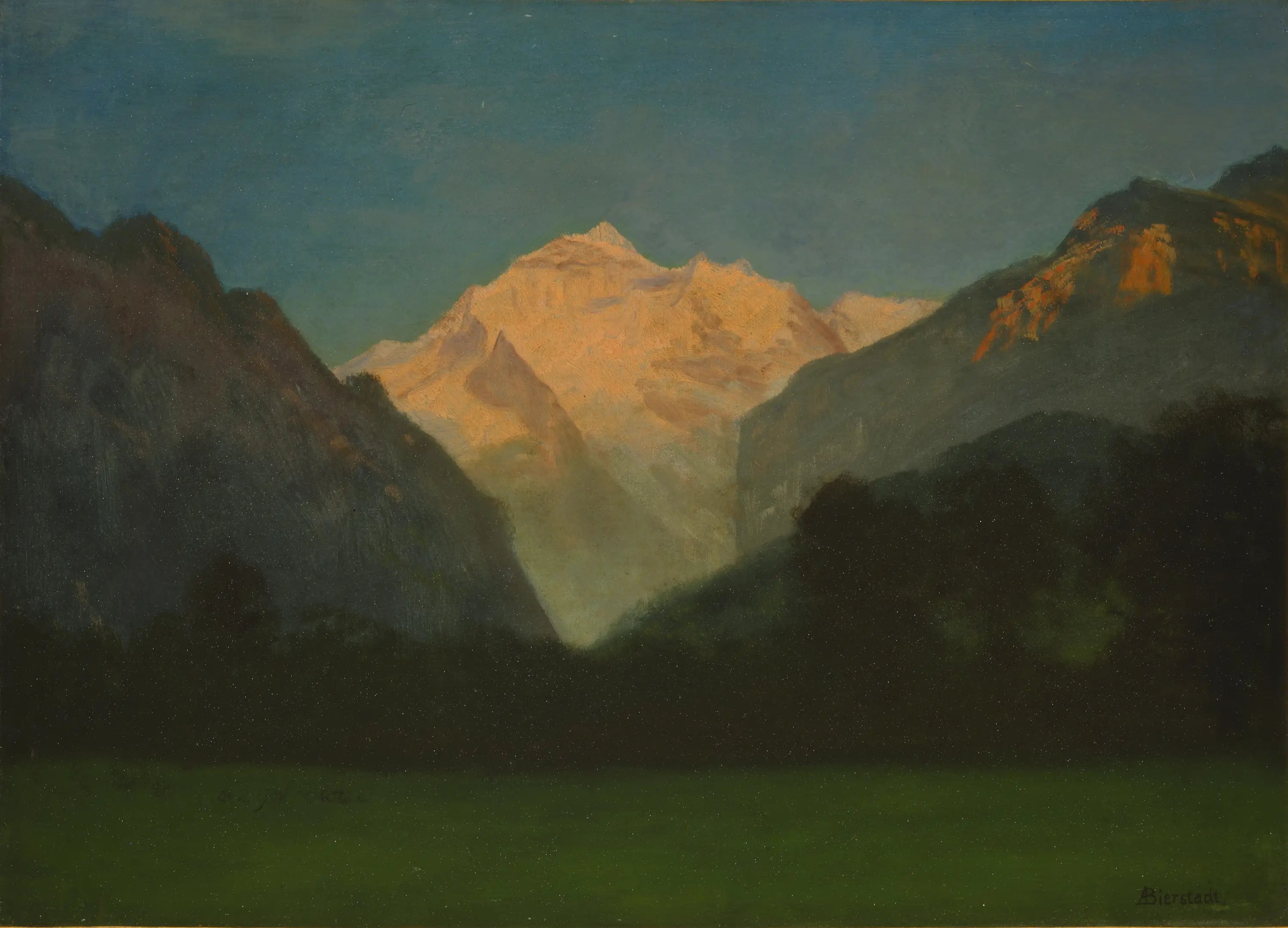 Vue du parc des Glaciers - Albert Bierstadt - Alpha Reproduction