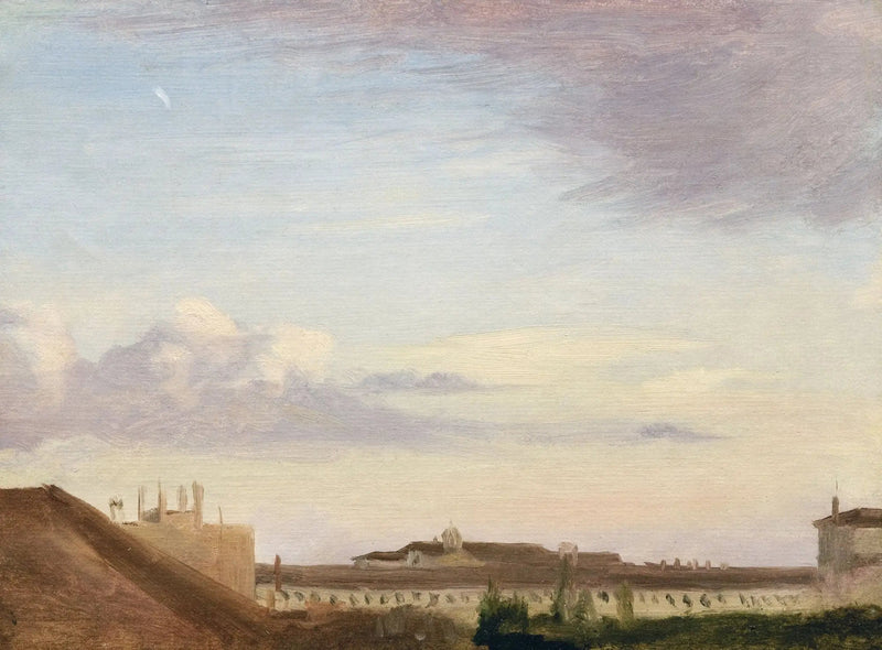Utsikt over Quirinal - Edgar Degas