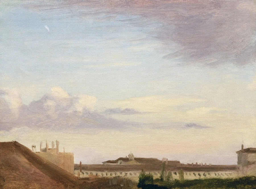 Utsikt over Quirinal - Edgar Degas
