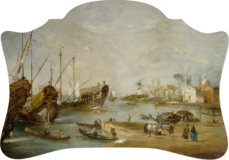 Fantasifull utsikt over Venezia - Francesco Guardi