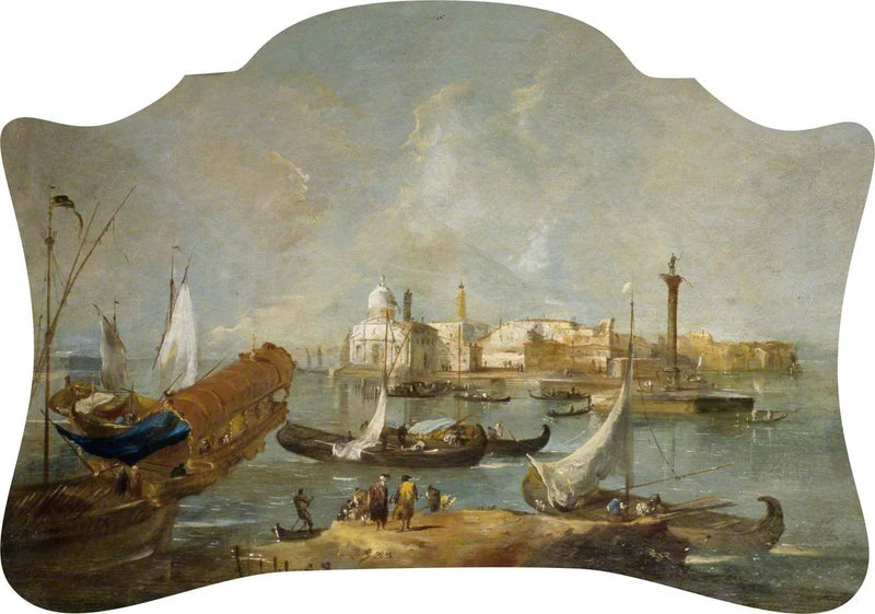 Fantasifull utsikt over Venezia - Francesco Guardi