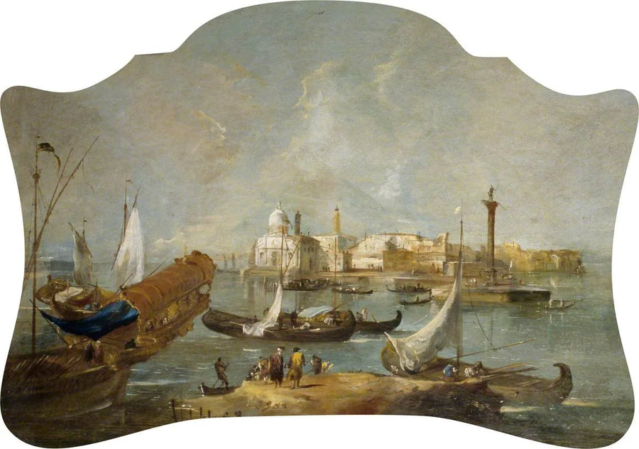 Fantasifull utsikt over Venezia - Francesco Guardi