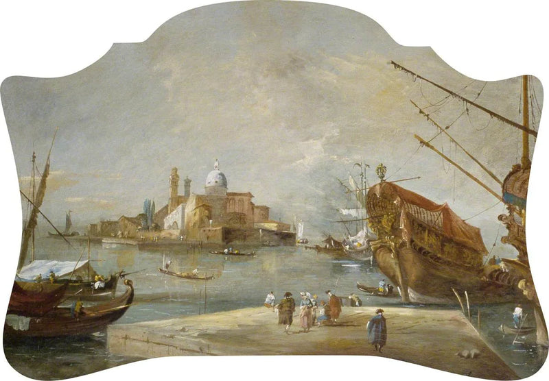 Fantasifull utsikt over Venezia - Francesco Guardi