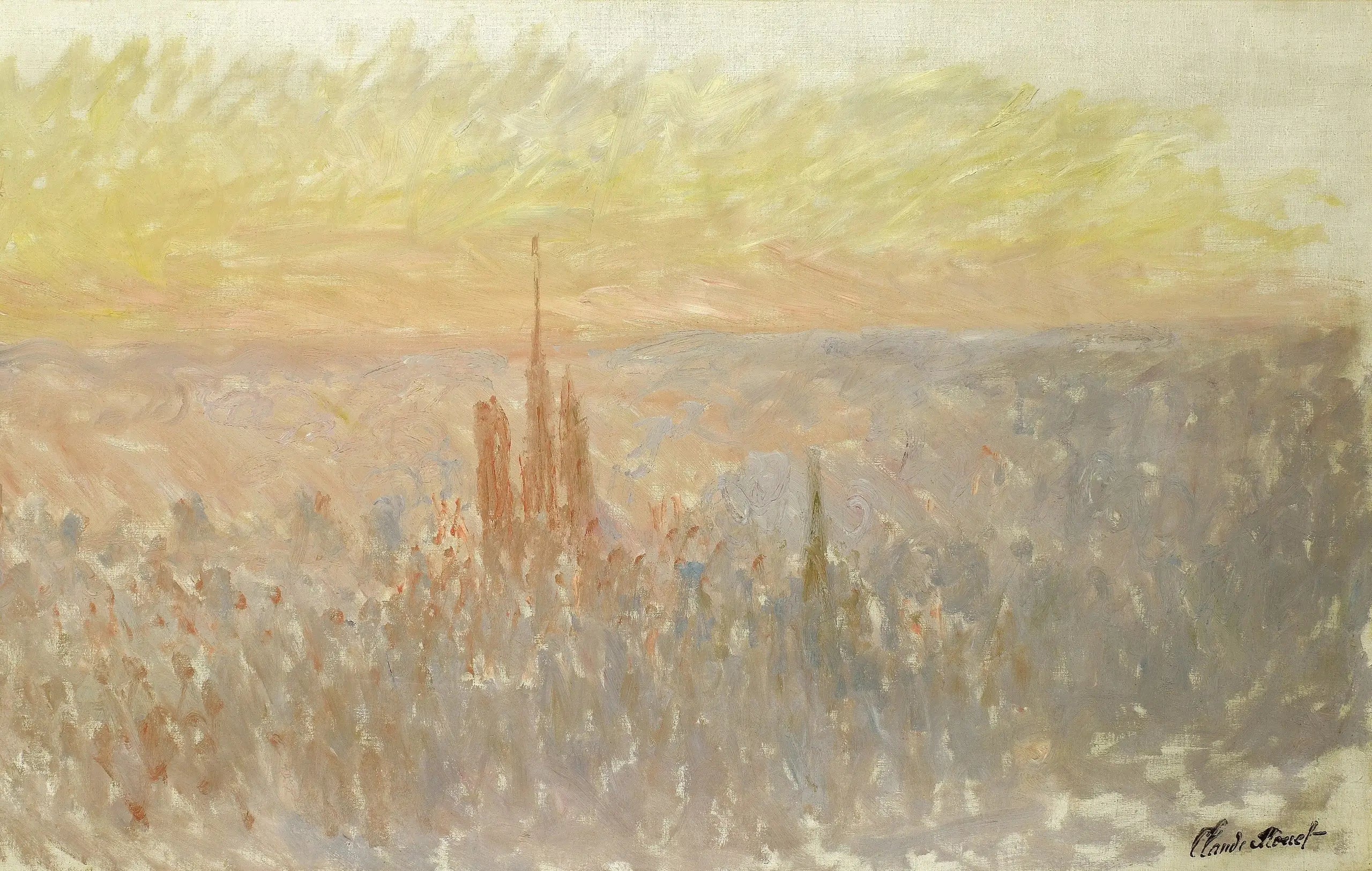 Vue générale de Rouen - Claude Monet image 1 tableau peint à l’huile sur toile