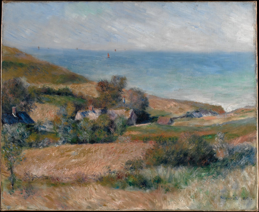 Vue du littoral près de Wargemont, 1880 – Renoir