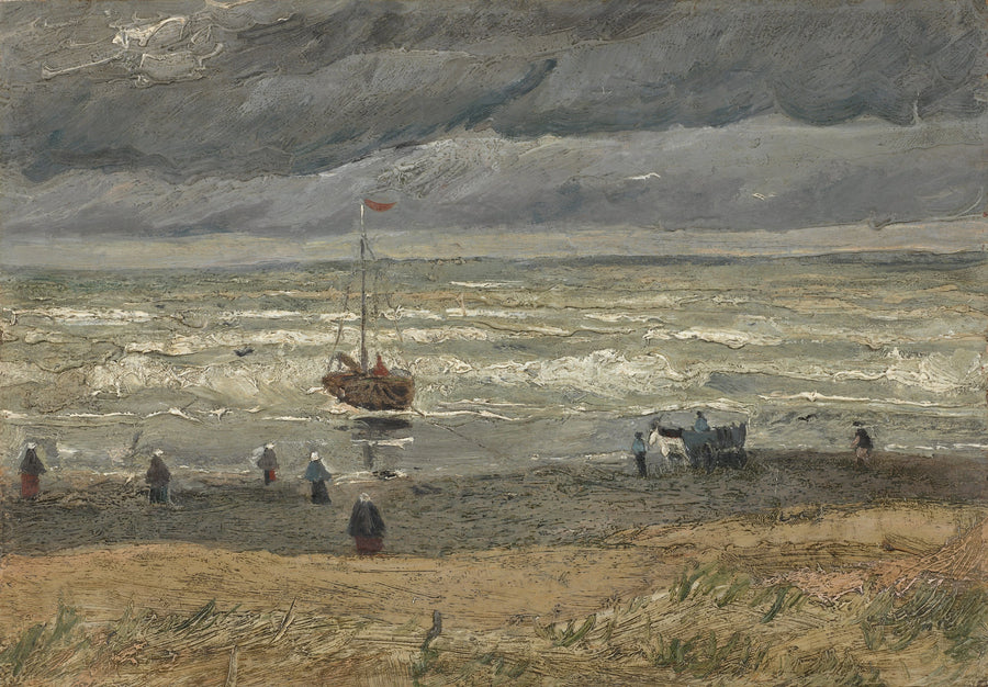 Utsikt over havet i Scheveningen - Vincent van Gogh