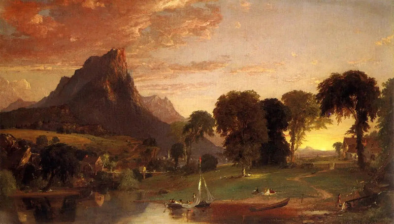 Utsikt nær Sherburne, Chenango fylke - Jasper Francis Cropsey