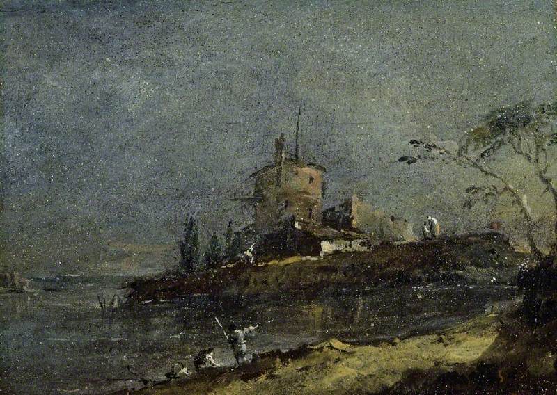 Utsikt nær Venezia - Francesco Guardi