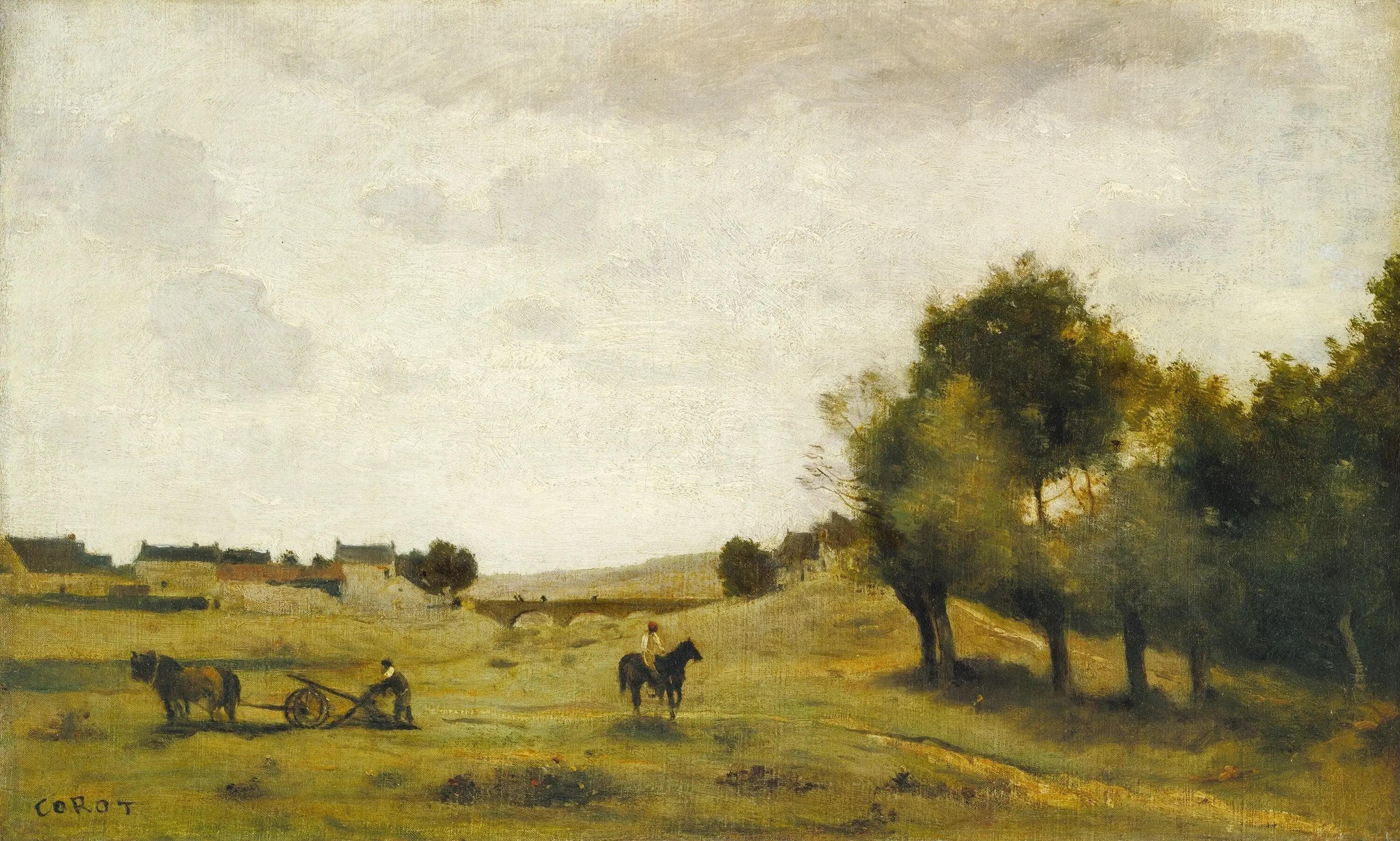 Vue près d’Épernon - Jean-Baptiste Camille Corot - Alpha Reproduction