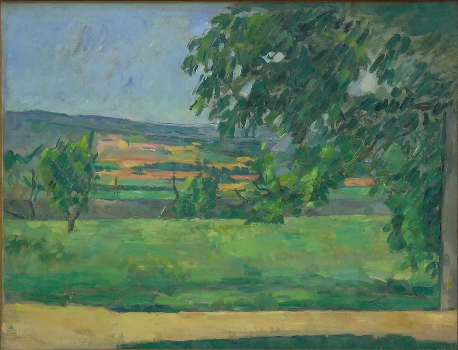 Utsikt tatt fra Jas de Bouffan - Paul Cézanne