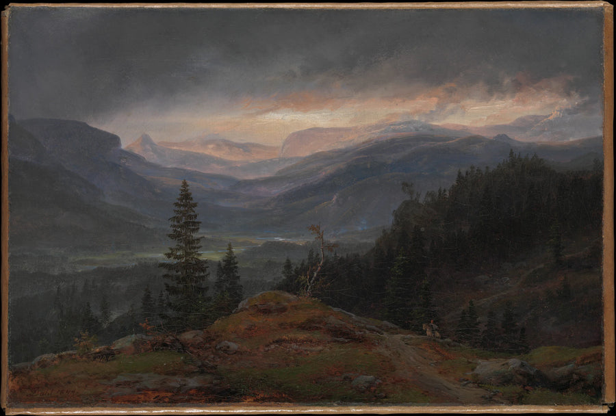Vue sur Hallingdal - Johan Christian Dahl