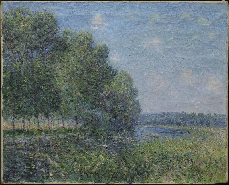 Utsikt over elven - Alfred Sisley
