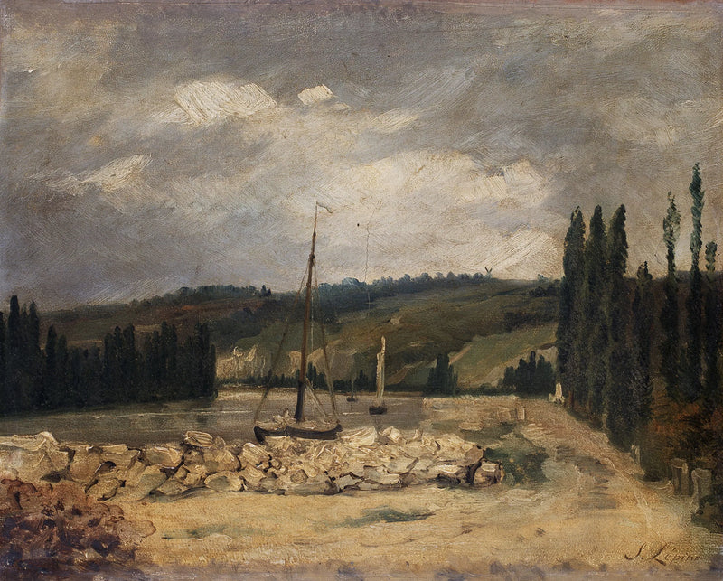 Utsikt over Seinen - Stanislas Lépine