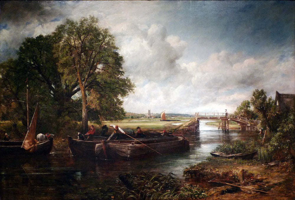 Vue sur la Stour près de Dedham - John Constable - Alpha Reproduction