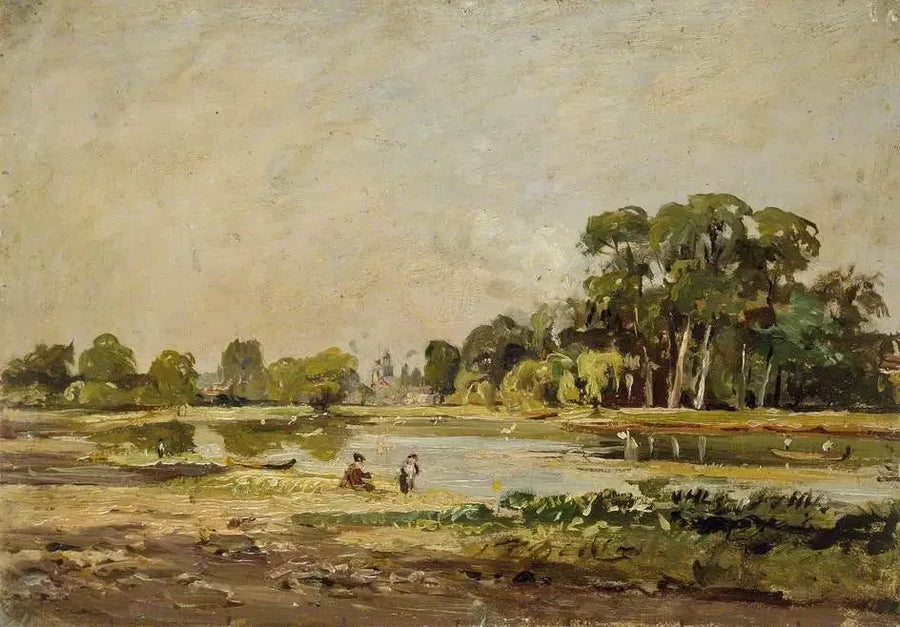 Utsikt over Themsen ved Twickenham - John Constable