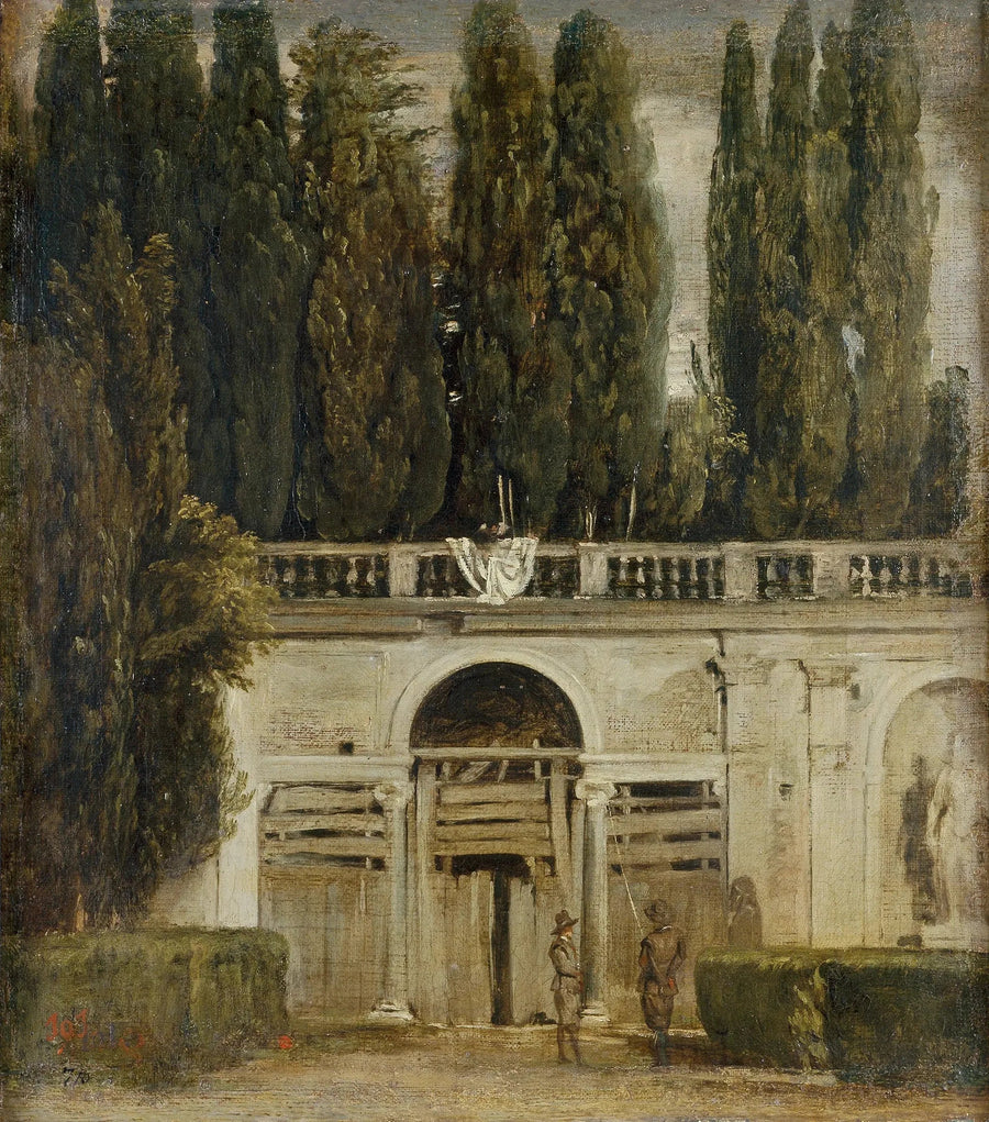 Utsikt over hagen til Villa Medici i Roma - Diego Velázquez