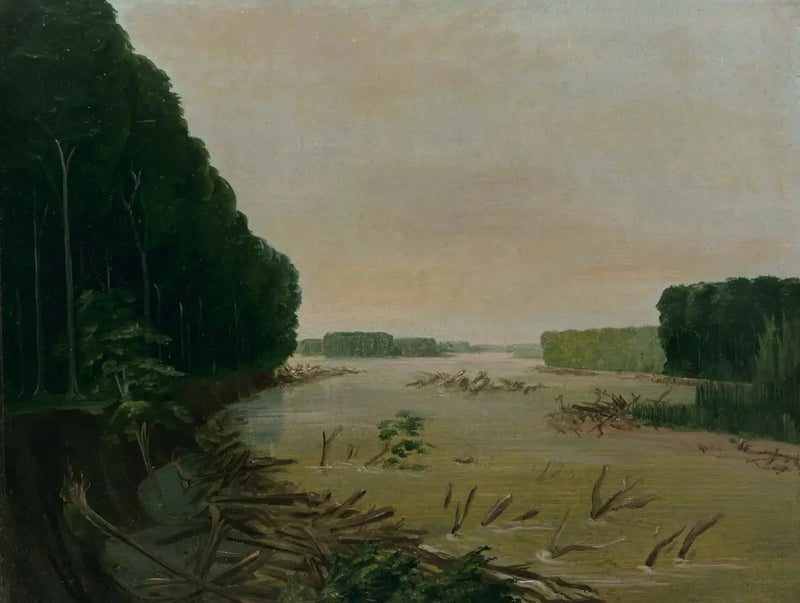 Utsikt over Missouri, alluviale banker kollapser, 966 kilometer over St. Louis - George Catlin

Source:
Vue sur le Missouri, les bancs alluviaux s'effondrent, à 966 kilomètres au-dessus de Saint-Louis - George Catlin