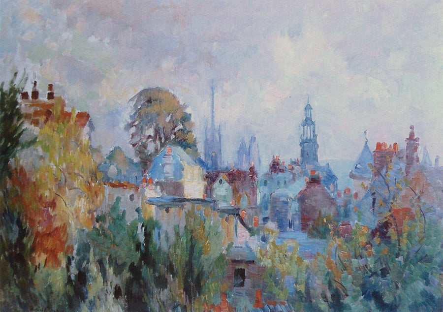 Utsikt over Rouen - Robert Antoine Pinchon